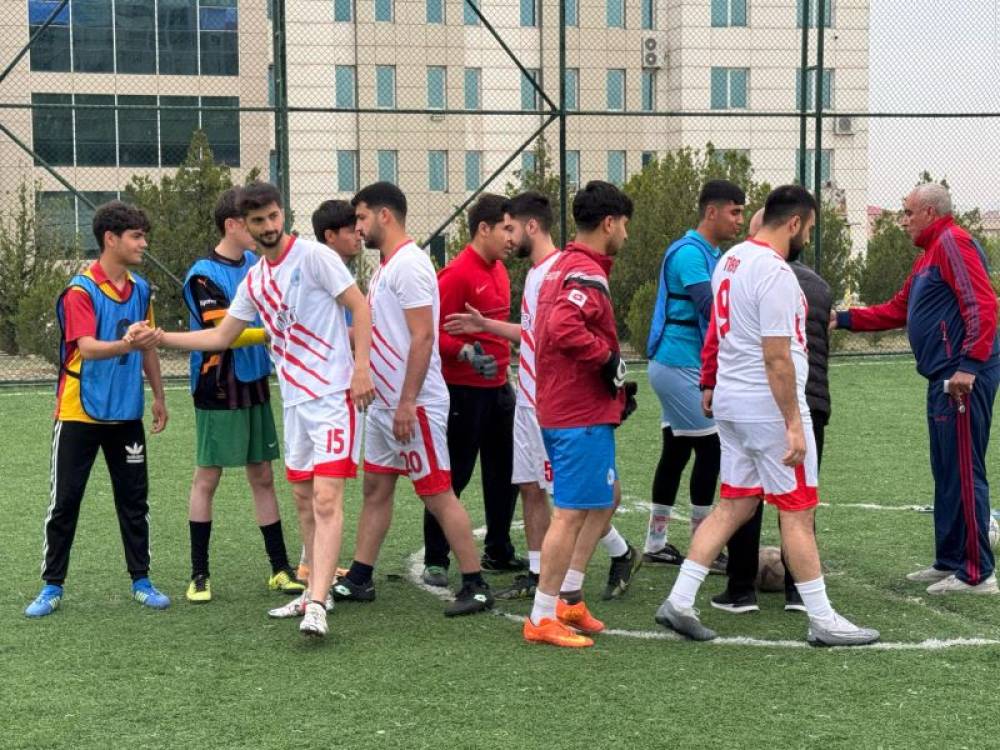 Naxçıvan Dövlət Universitetində mini futbol yarışının açılış mərasimi baş tutub