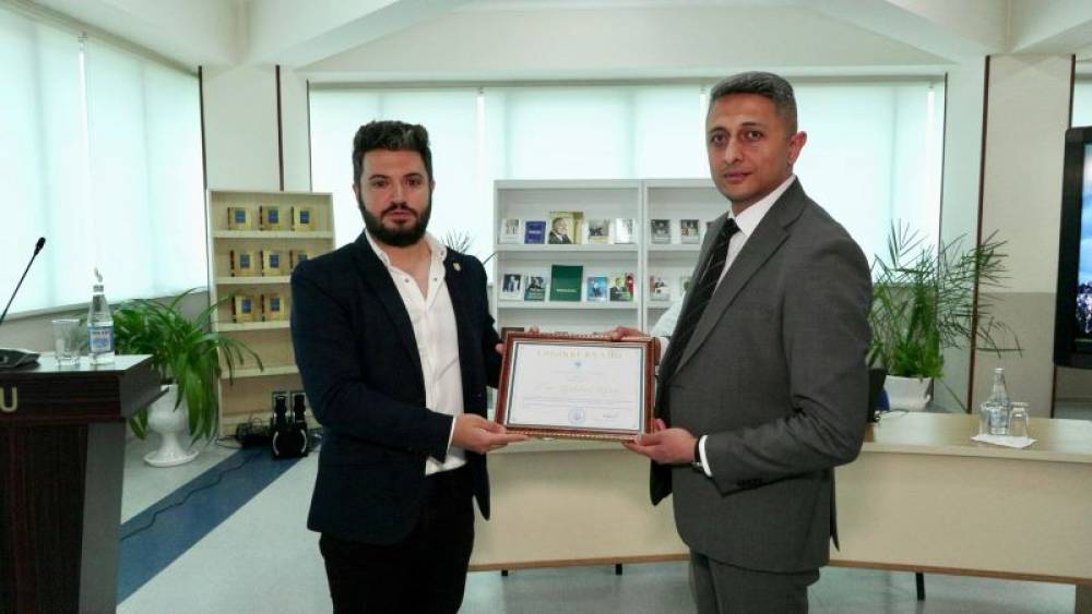 NDU-da Adana Alparslan Türkeş Elm və Texnologiya Universitetinin dosenti Gökhan Uşma təlim keçib