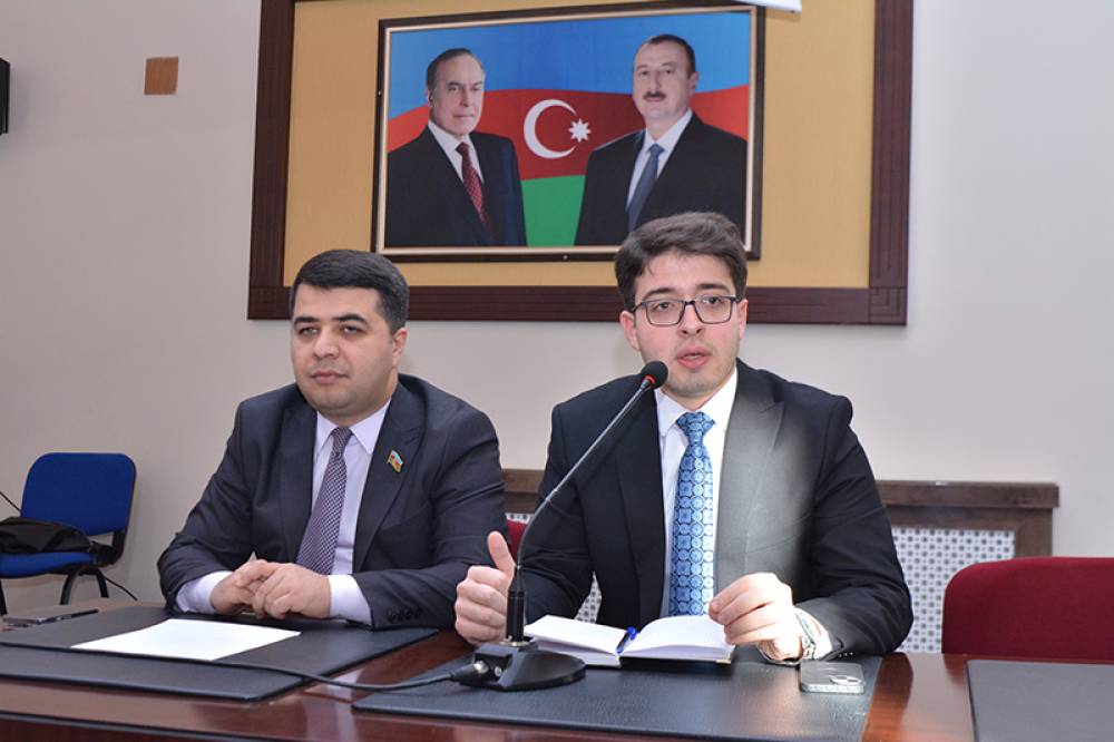 Azərbaycan Tələbə Gənclər Təşkilatları İttifaqının (ATGTİ) sədri Rəşad Zeynalov Naxçıvan Dövlət Universitetinin tələbələri ilə görüşüb