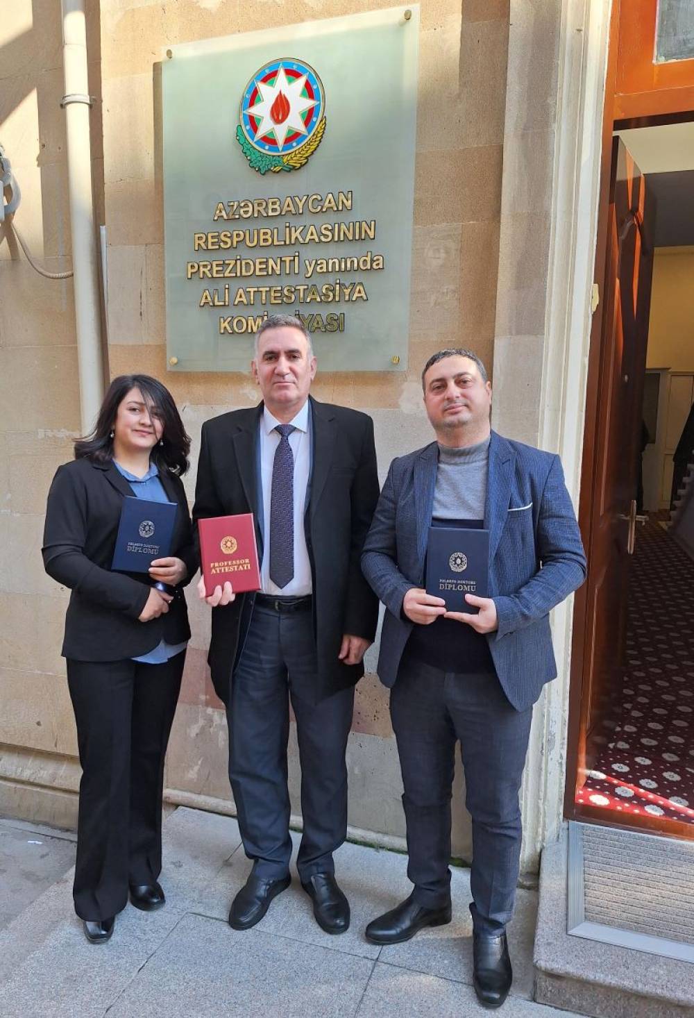 NDU-nun bir əməkdaşı elmi ad, iki əməkdaşı isə elmi dərəcə alıb