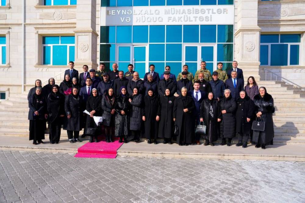 Naxçıvan Dövlət Universitetində yaz semestrinin ilk dərslərini şəhid ailələri və qazilər tədris edib