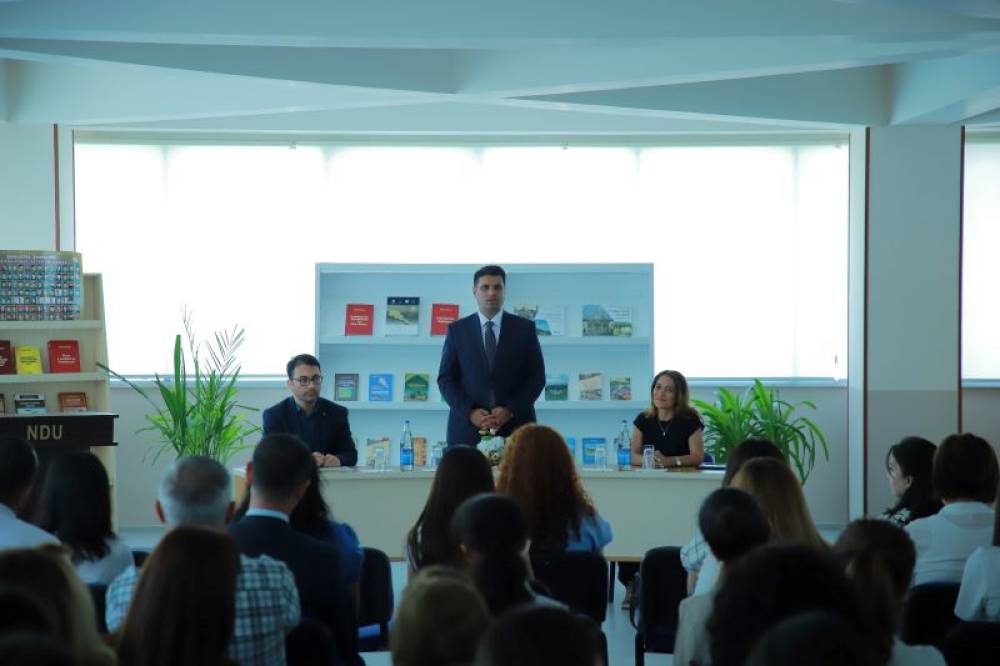 Britaniya Şurası tərəfindən Naxçıvan Dövlət Universitetinə beynəlxalq sertifikat təqdim olunub