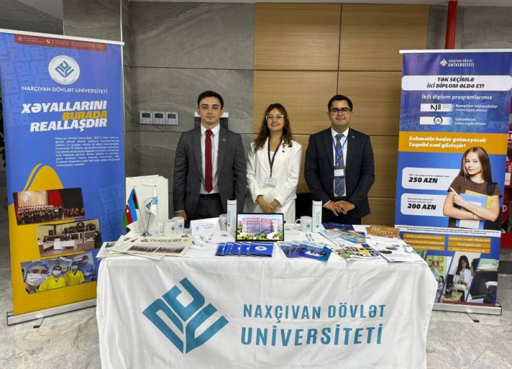 Naxçıvan Dövlət Universiteti Bakıdakı ali təhsil sərgisində təmsil olunur