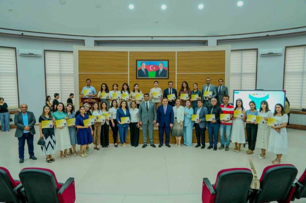 BP və Britaniya Şurasının Azərbaycandakı nümayəndəliyinin NDU-da “APTIS” layihəsinin yekununa dair sertifikatların təqdimetmə mərasimi keçirilib