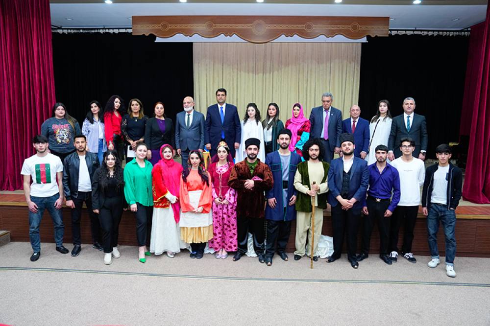 Naxçıvan Dövlət Universitetində Milli Teatr Günü qeyd edilib