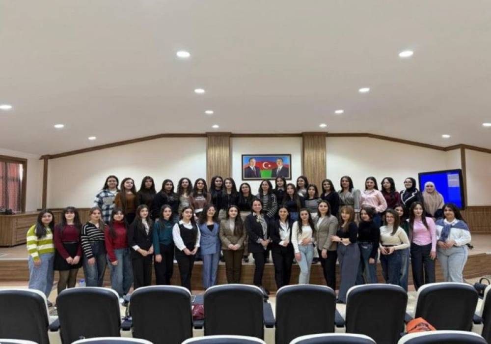 NDU-da “Naxçıvan Muxtar Respublikasında Qızların Davamlı İnkişafı və İqlim Savadlılığı: Gələcək Nəsil Üçün Bacarıqların İnkişafı” layihəsi çərçivəsində pedaqoqlar üçün 2 günlük təlim keçirilib