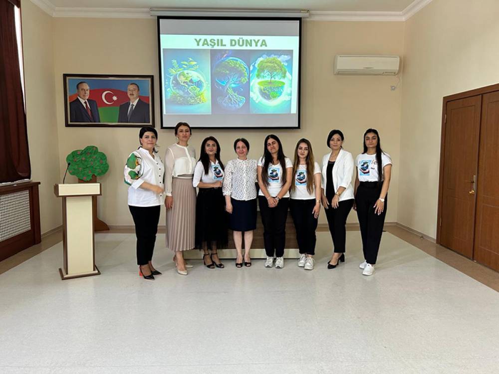 Yaşıl dünya naminə həmrəylik ili” çərçivəsində Naxçıvan Dövlət Universitetinin Tibb Kollecində tədbir keçirilib