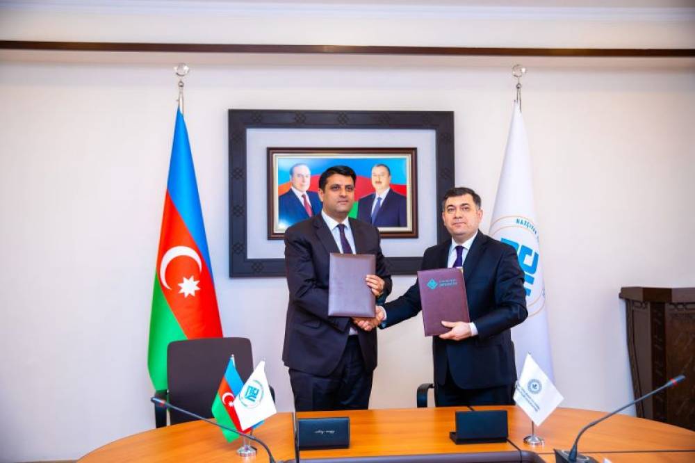 Naxçıvan Dövlət Universiteti  və Azərbaycan Həmkarlar İttifaqları Konfederasiyasının Əmək və Sosial Münasibətlər Akademiyası arasında Əməkdaşlıq Memorandumu imzalanıb