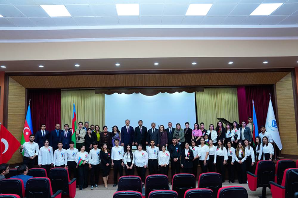 Naxçıvan Dövlət Universitetində 8 noyabr-Zəfər günü qeyd edilib