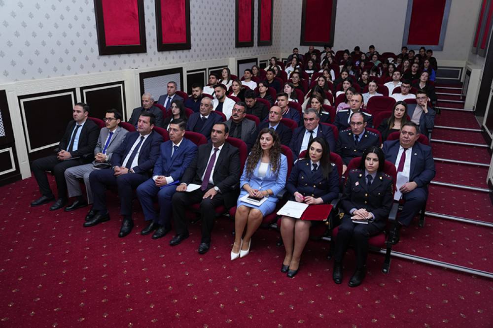 NDU-da “100 yaşlı Naxçıvanda hüquq institutlarının yeni inkişaf mərhələsi”  mövzusunda tədbir keçirilib.