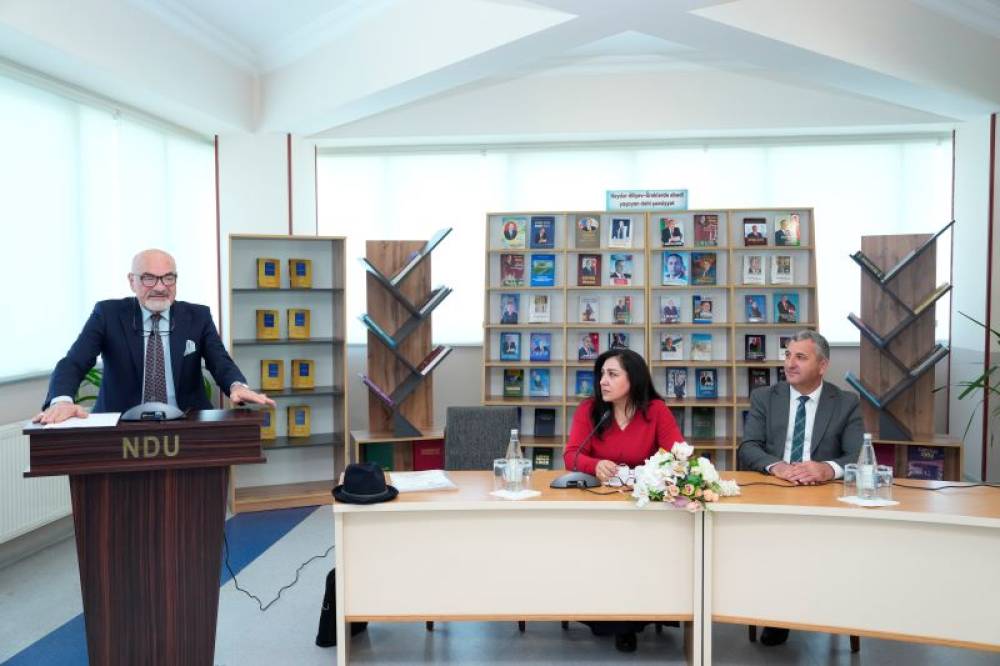 Naxçıvan Dövlət Univetsitetində “Qərbi Azərbaycan mədəni irsinin izi ilə” mövzusunda görüş keçirilib
