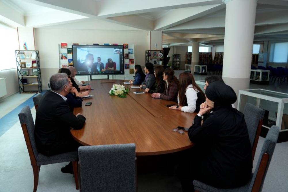 Naxçıvan Dövlət Universiteti və İğdır Universiteti Kitabxanaları arasında onlayn əməkdaşlıq görüşü keçirilib