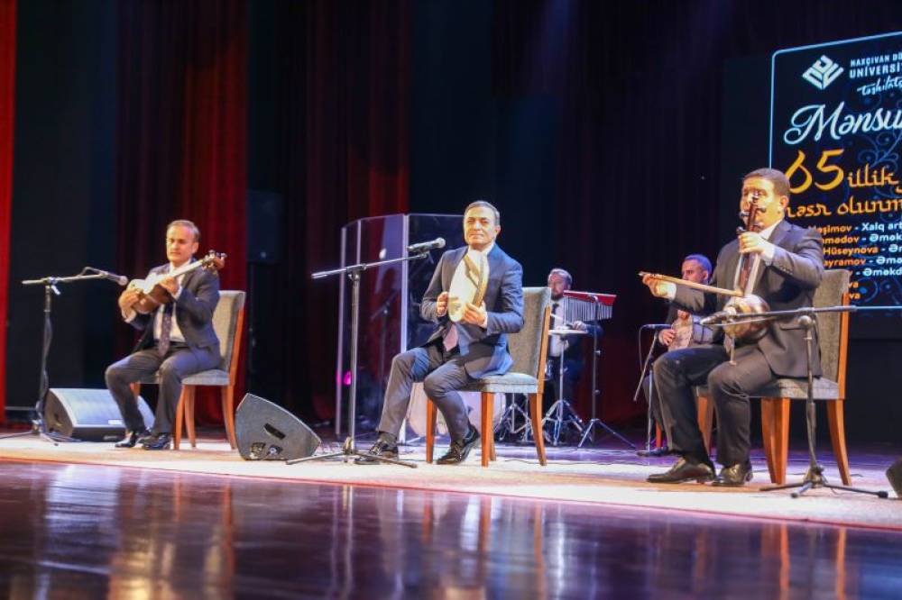 Naxçıvanda Xalq artisti Mənsum İbrahimovun  65 illik yubileyi konsert proqramı ilə qeyd olunub