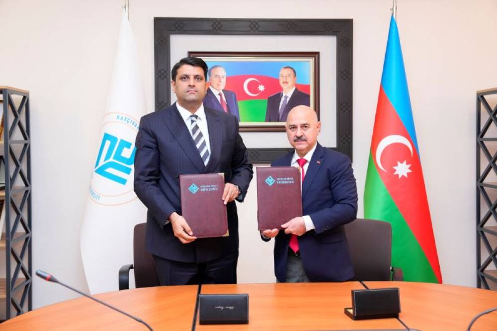 Naxçıvan Dövlət Universiteti ilə Düzce Universiteti arasında əməkdaşlıq protokolu imzalanıb