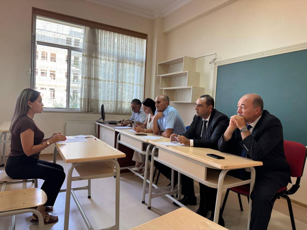 NDU-da fəlsəfə doktoru proqramı üzrə ixtisas fənnindən qəbul imtahanı keçirilib